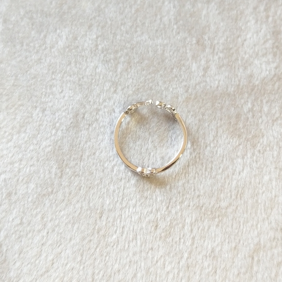 🔥LAST 1🔥NEW STERLING SILVER 2IN1 REVERSIBLE LOVE-HEART RING - Picture 8 of 9